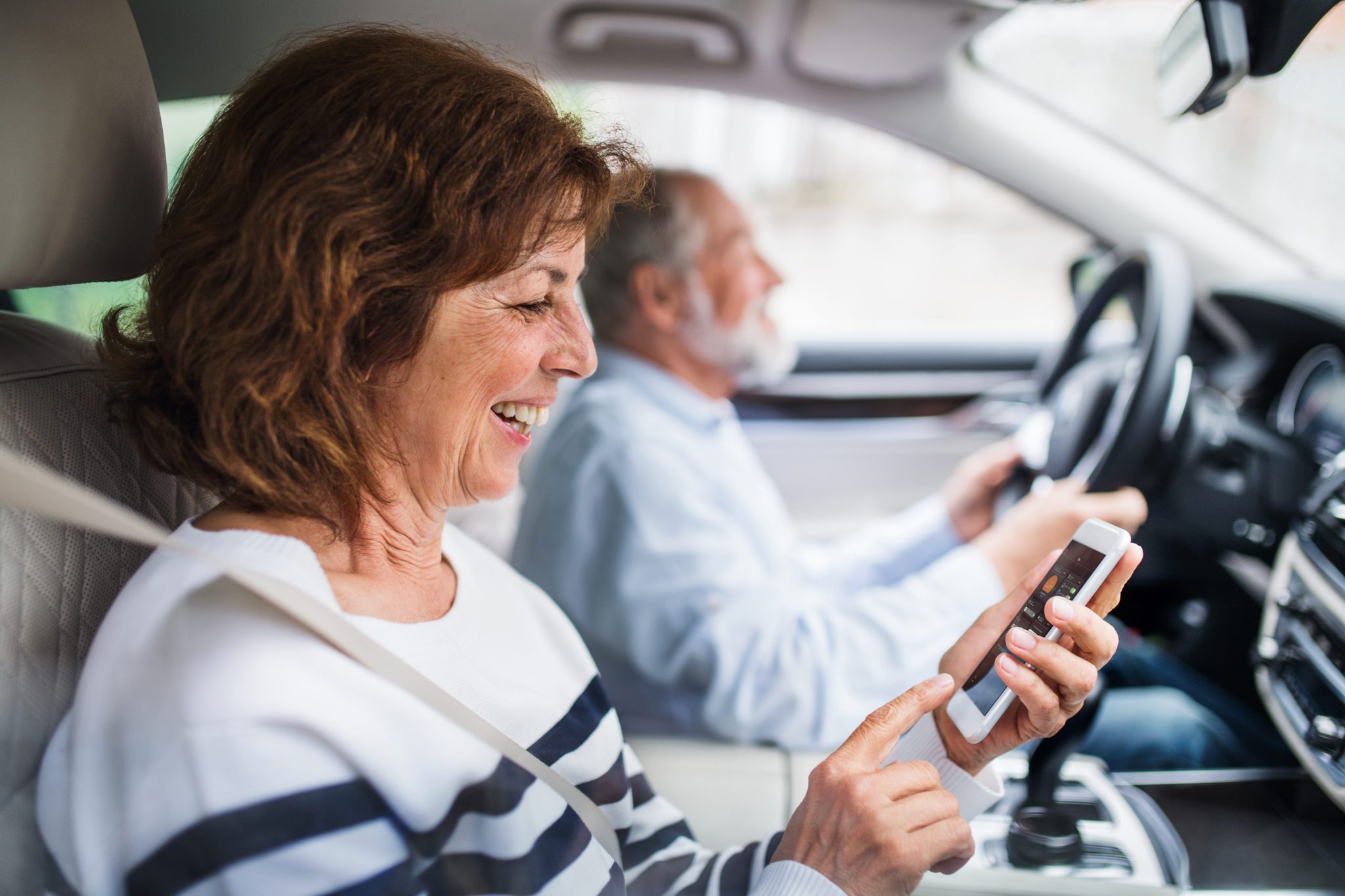 Application domotique sur smartphone en voiture