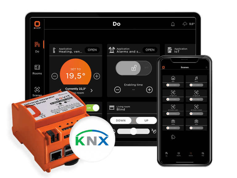 intégration serveur Dovit avec KNX